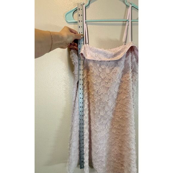 Clover & Sloane Pale Pink Spaghetti Strap Mini Dress Women’s Medium - Picture 6 of 9